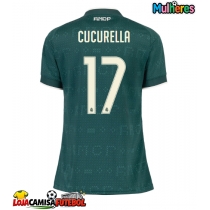 Camisa de Futebol Real Madrid Marc Cucurella #17 Equipamento Secundário Mulheres 2026-27 Manga Curta